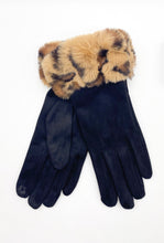 Super Soft Suedette Gloves in Leopard - More Colours