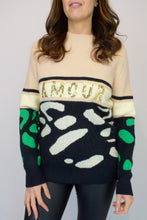 Animal Border Sequin Amour Jumper - more colours