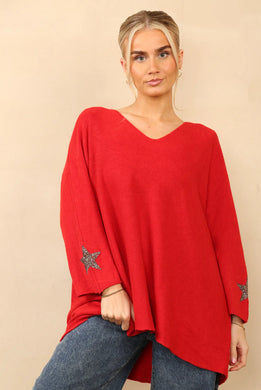 Amelia Star Patch Jumper