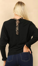 Leopard Bow Back Jumper - More Colours