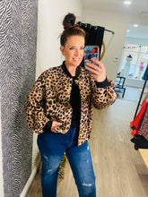 Leopard Bomber Jacket