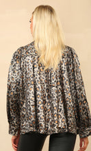 Diamante Leopard Bow Tie Blouse- More Colours