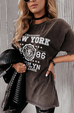 Brooklyn Graphic Printed T Shirt