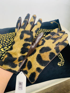 Leopard Print Boxed Gloves - more colours