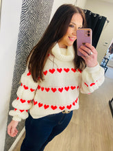 Heart Print Jumper