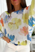 Sandra Floral Printed Batwing - Yellow