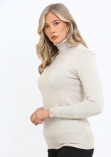 Kayla Gold Button Detail Jumper - More colours