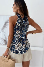 Talina Printed Halter Neck Blouse - More Colours