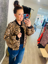 Leopard Bomber Jacket