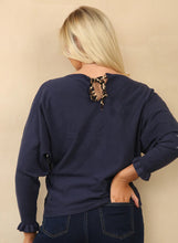 Leopard Bow Back Jumper - More Colours