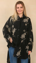 Embroidered Oversize Shirt