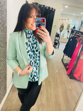 RUCHED SLEEVE COLLARED LINED BLAZER - more colours added!