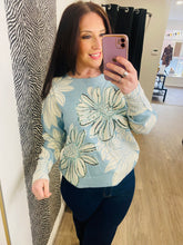 Gabby Floral Sequin Jumper - More Colours