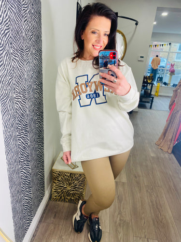 NYC Ivory One Size Sweater