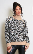 High Neck Leopard Print Jumper - More Colours