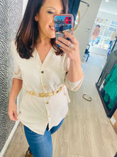 Nancy 3/4 Sleeve Blouse