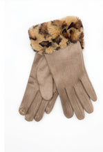 Super Soft Suedette Gloves in Leopard - More Colours