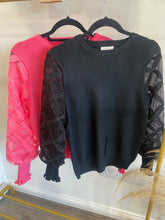 Carla Lace Sleeve Jumper - More Colours