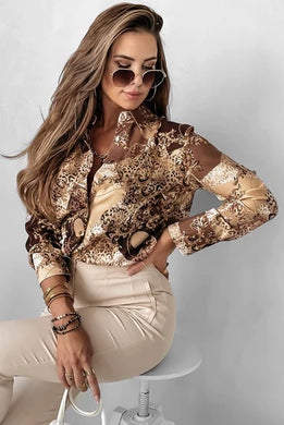 Kelsie Brown Leopard Shirt