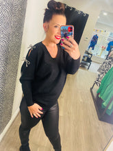 Bow Cut Out Jumper