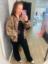 Leopard Bomber Jacket