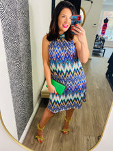 Zig Zag Halter Dress
