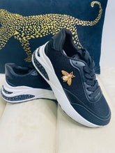 Bee Glitter Trainers Black