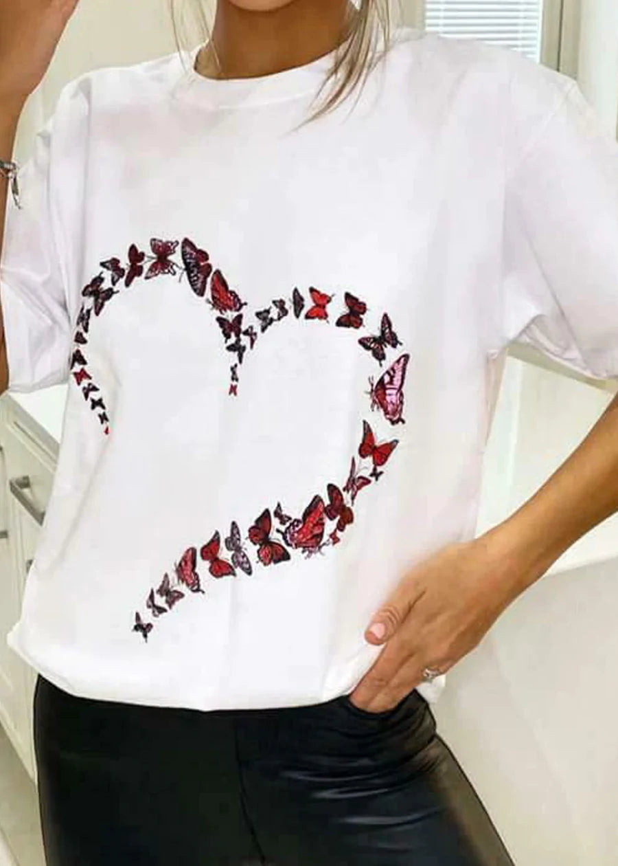 Butterfly Oversize T Shirt