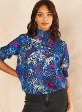High Neck Oversize Top