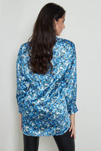 Satin Shirt with Pleat Detail - More colours